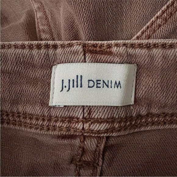 J. Jill Denim High Rise Straight Leg Cuffed‎ Ankle Jean Size 8 - Picture 3 of 6